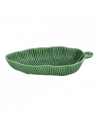 Bol pentru salata, frunza de banana, 28 cm, Folhas - BORDALLO PINHEIRO